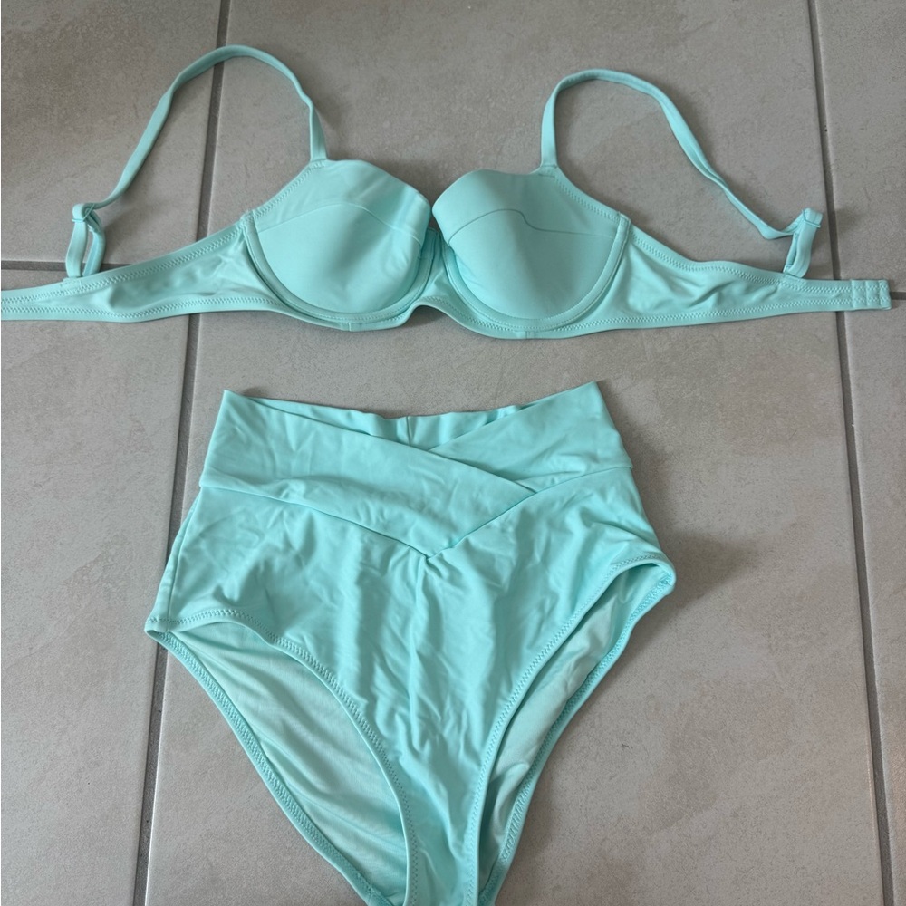 Aerie Mint Green Bikini Set